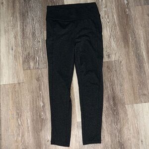 Shosho Srunch Butt Black High-Waisted Leggings with Side Pockets